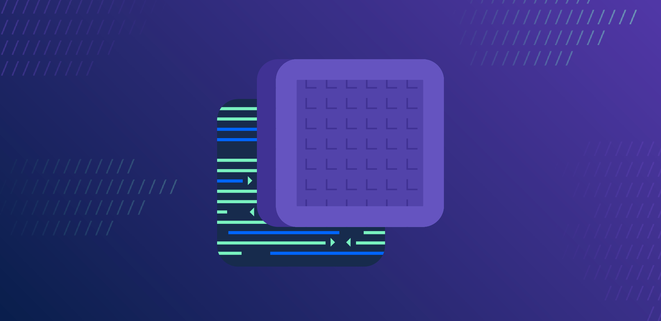 Abstract image involving computer code